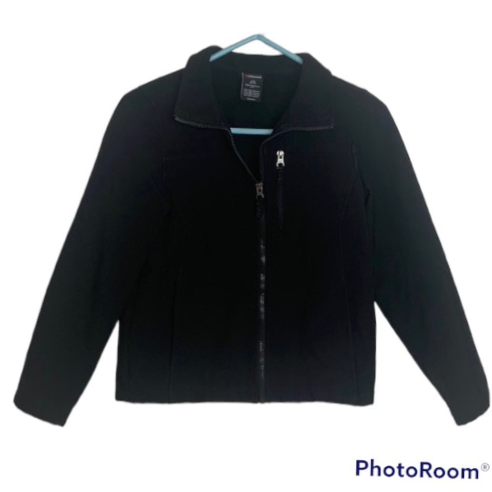 Mountain Xpedition Kids Black Lightweight Jacket Size Large 10-12